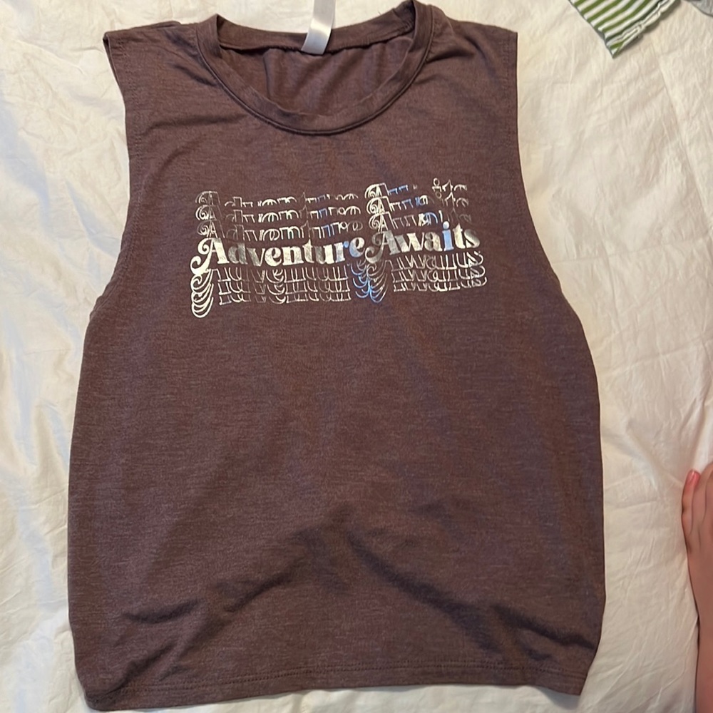 Brown tank top. Size S.